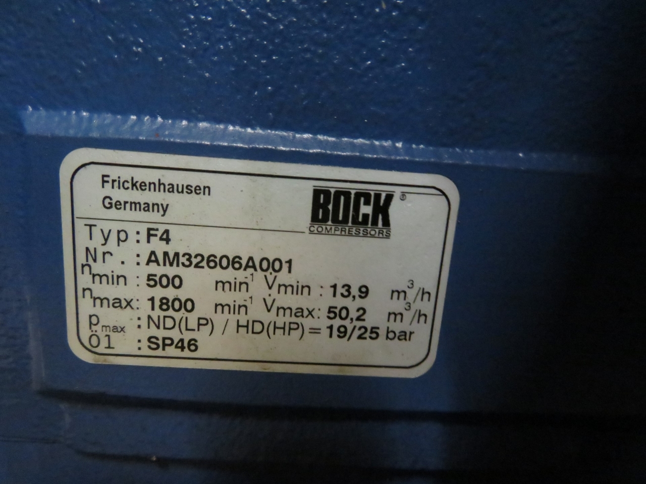 Compressor Bock F4 HOS BV